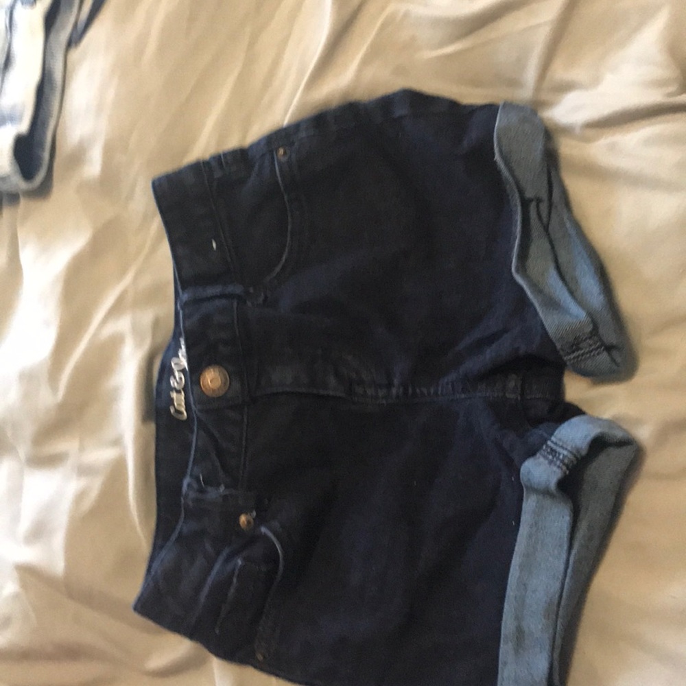 Denim shorts